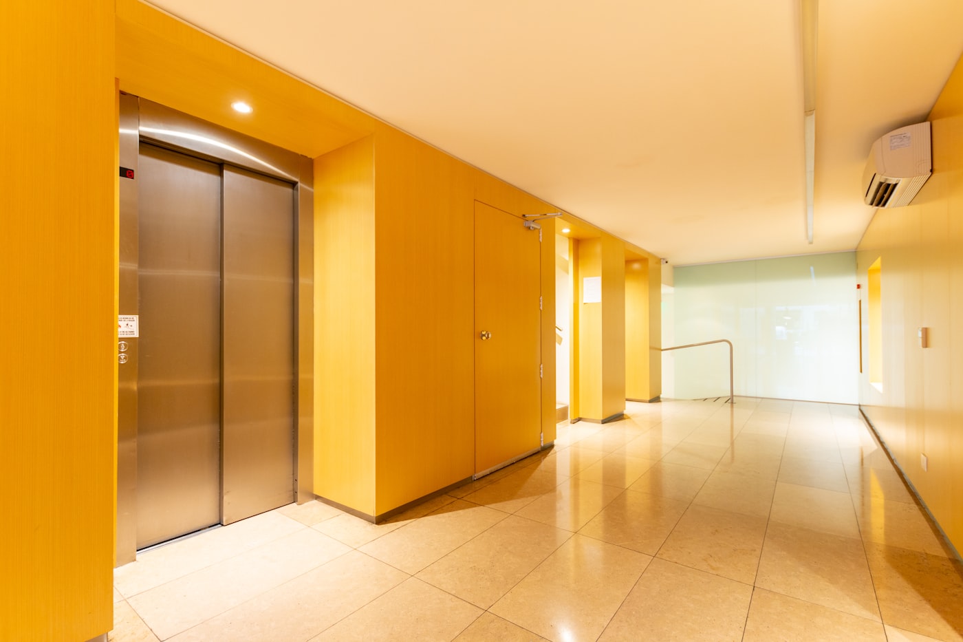 Interior elevator hallway — fully managed end-to-end service