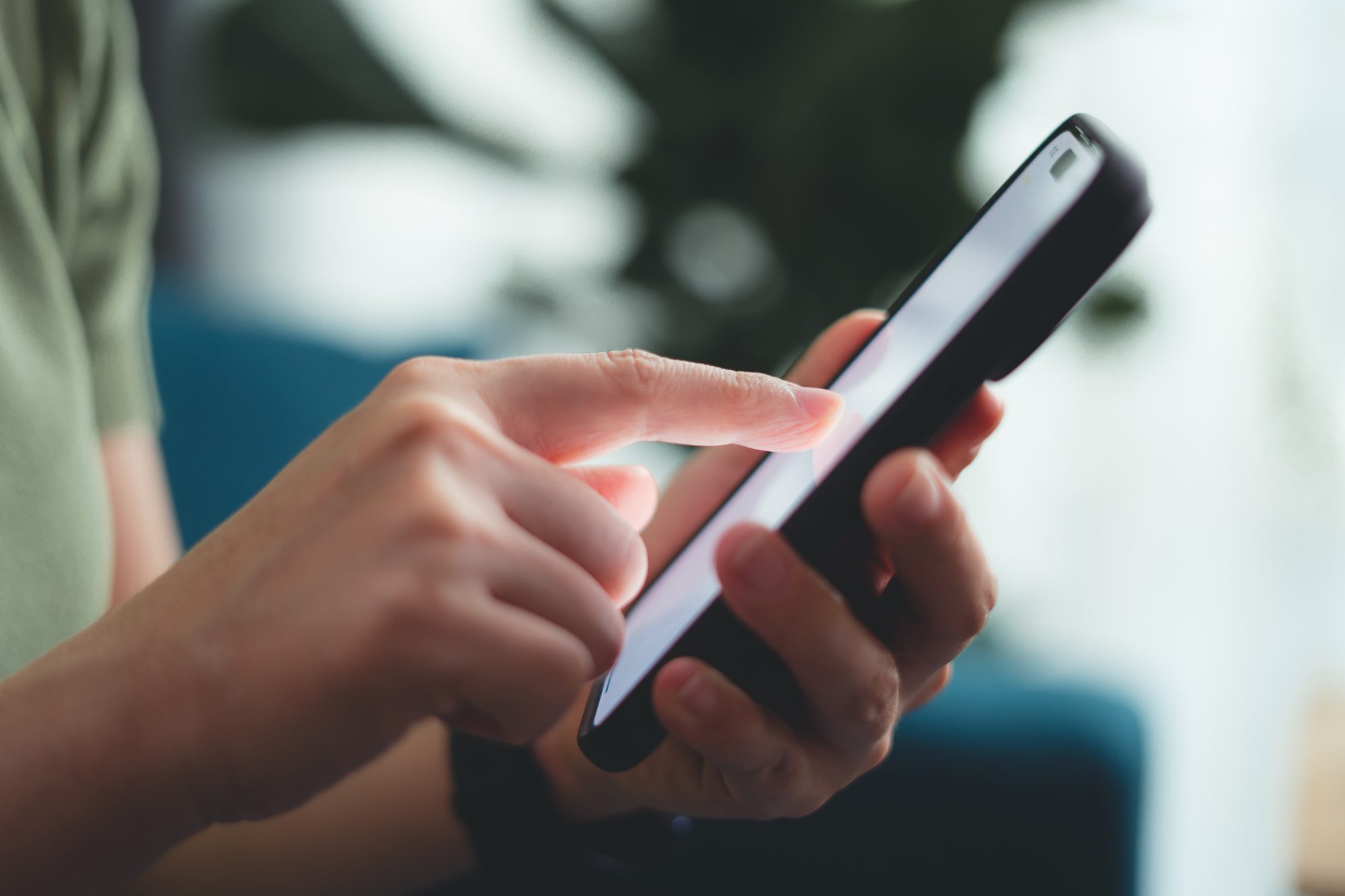 Staff responding to alert on mobile